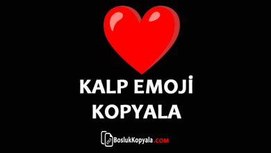 Kalp Emoji Kopyala