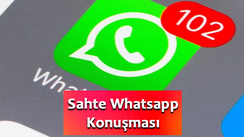 Sahte Whatsapp Konuşması Yapma