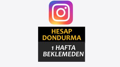 instagram hesap dondurma