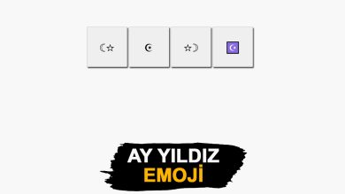 Ay Yıldız emoji