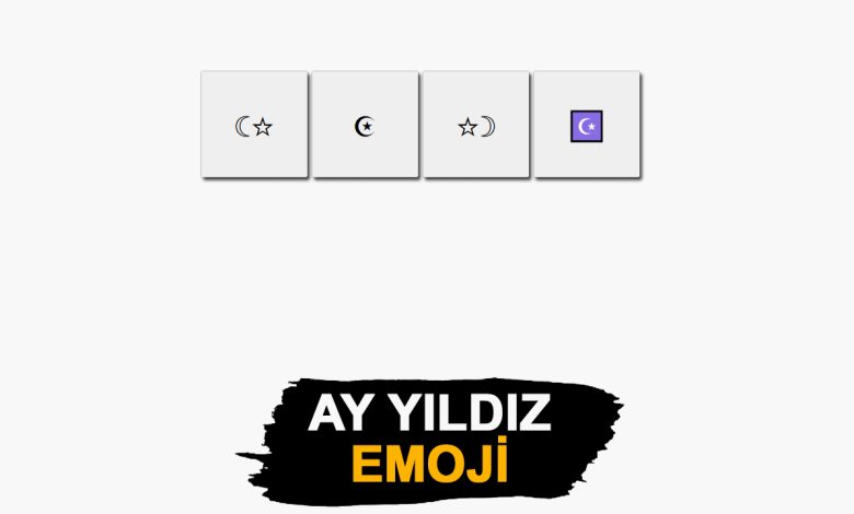 Ay Yıldız emoji