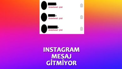 instagram mesaj gitmiyor