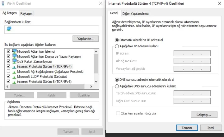 DNS değiştirme