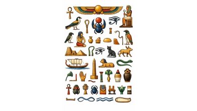 Antik Mısır Sembolleri Kopyala, Antik mısır emojileri, Antik Mısır Hiyeroglifleri kopyala yapıştır